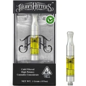 Heavy Hitters Disposables, Experience the depth of relaxation with Heavy Hitters Indica. Dive into the world of potent cannabis with these premium cartridges, curated to deliver a robust and tranquilizing experience. Unwind in style with Heavy Hitters Indica and explore the epitome of cannabis-induced serenity.