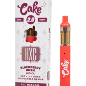 Blackberry Kush Cake HXC Live Resin Disposable 2G