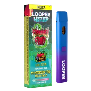 Looper Lifted THCP THCH 11 Hydroxy Disposable Vape Forbidden Fruit 2G