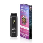 Space Monkey Delta 8 Live Resin Disposable Vape Grand Daddy Purple 3G